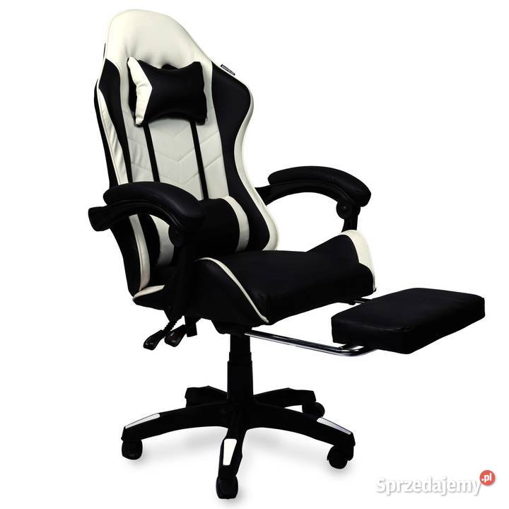 Fotel gamingowy krzesło obrotowe z podnóżkiem wielkopolskie Poznań