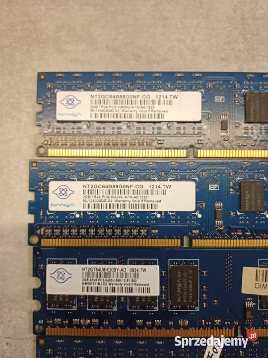 Ram hynix 3x2gb manta 3x2gb Myślenice
