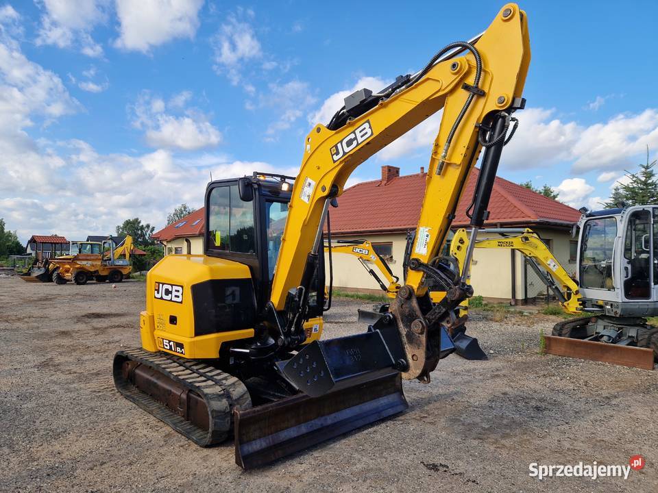 Minikoparka JCB 51 R1 2021r przebieg 2900mtg Rok produkcji 2021 Koparki