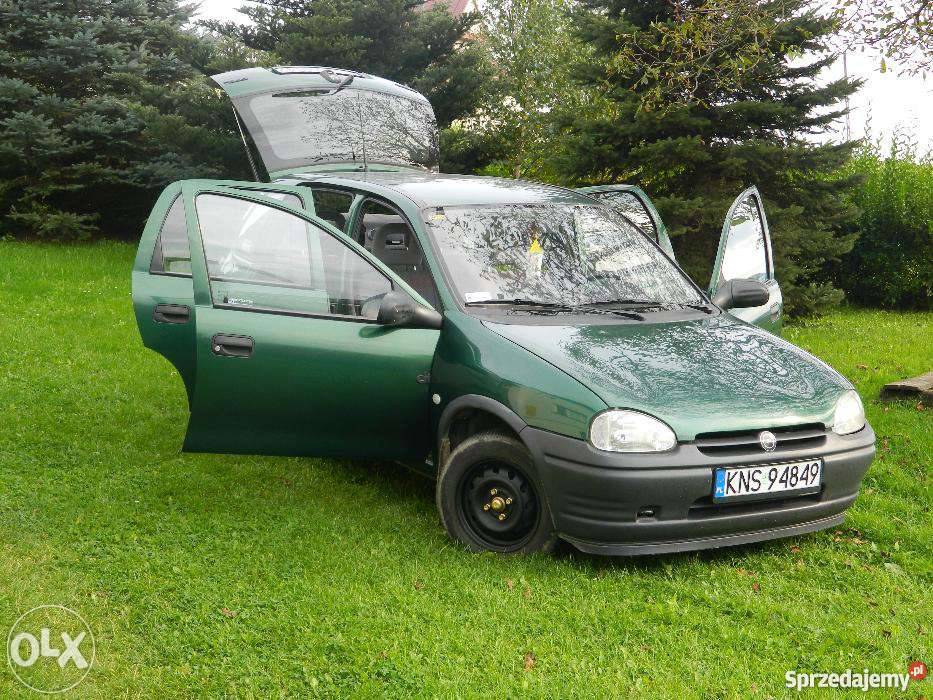 Opel Corsa B City 12i Komplet oponBezwypadkowyBe Rok produkcji 1997 małopolskie
