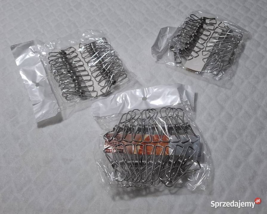 Metalowe spinacze klipsy klamry do wieszania Czeladź