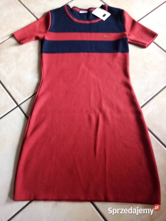 Sukienka U S POLO ASSN nowa M czerwony Łódź