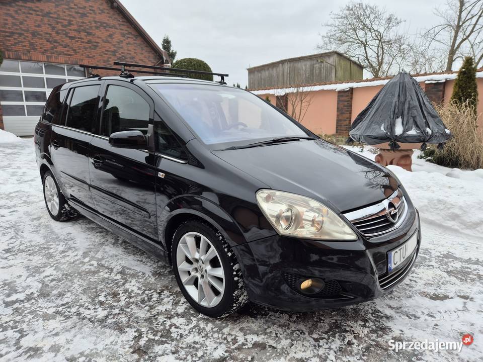 Opel Zafira Lift 2009 zadbana 7 osobowa hak alu kujawsko-pomorskie Śliwice