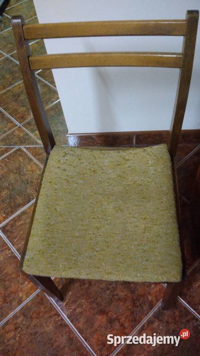 krzesła drewniane 4 łódzkie Łódź sprzedam