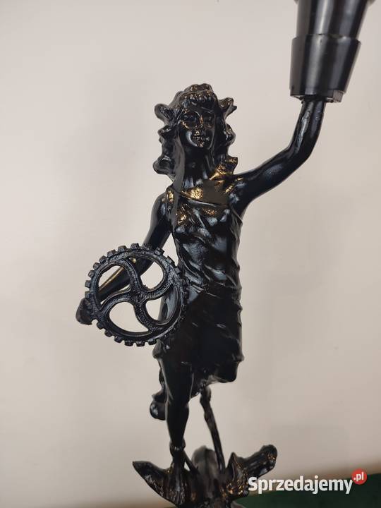 Piękna lampa figura postać kobiety Łódź sprzedam