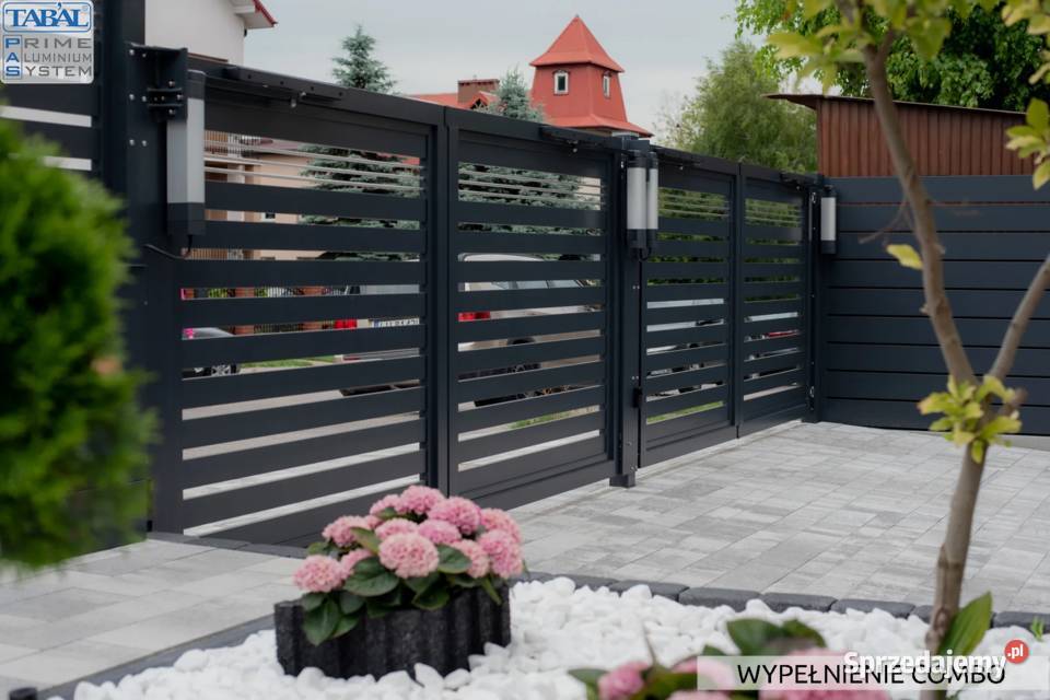 Brama aluminiowa przesuwna skrzydłowa Lublin