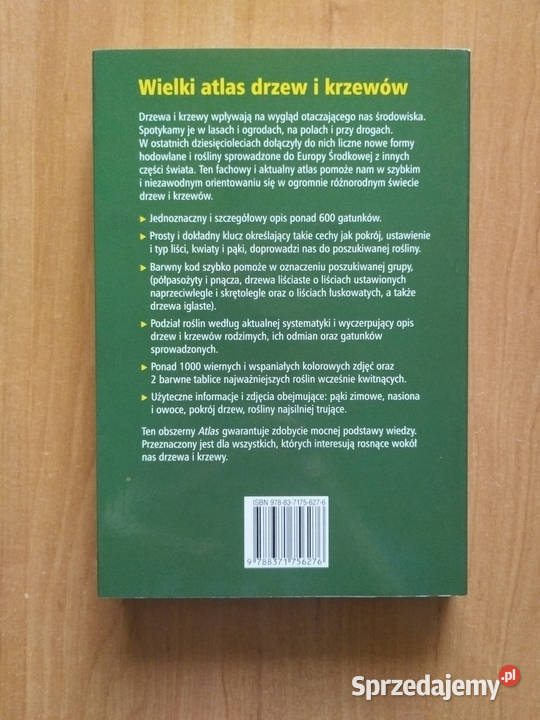 Książka Wielki atlas drzew i krzewów Książki naukowe i popularnonaukowe Książki i Podręczniki śląskie Katowice
