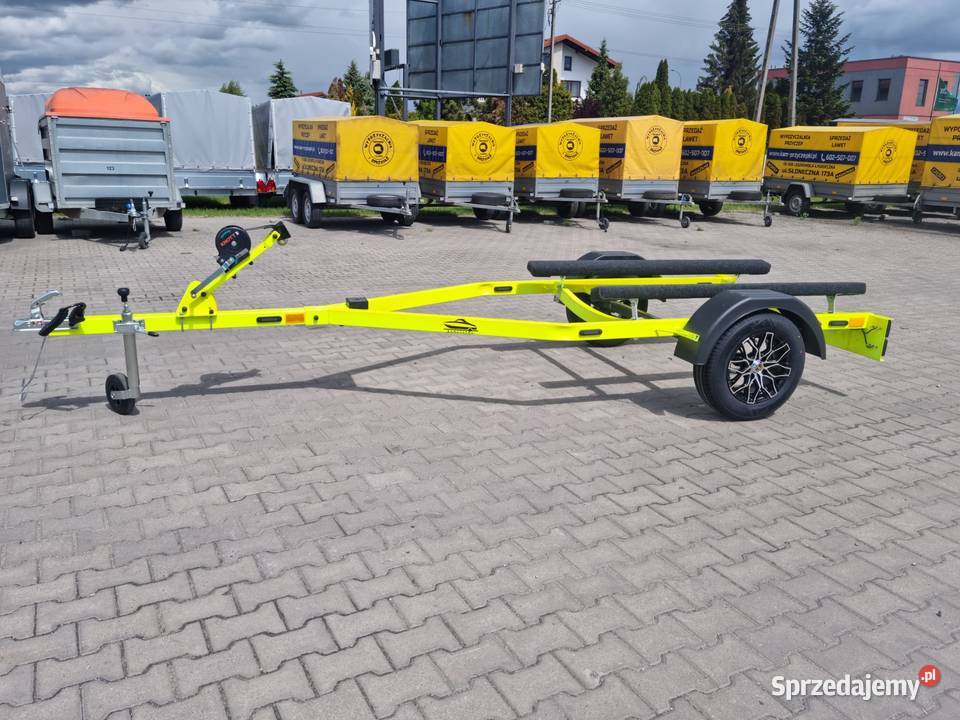 Przyczepa do skutera wodnego led nowa Niebieska Przyczepy sprzedam