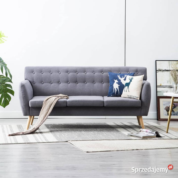 3osobowa sofa tapicerowana tkaniną 172x70x82 Warszawa
