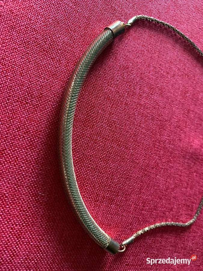Naszyjnik w kolorze złotym biżuteria sztuczna śląskie Częstochowa sprzedam