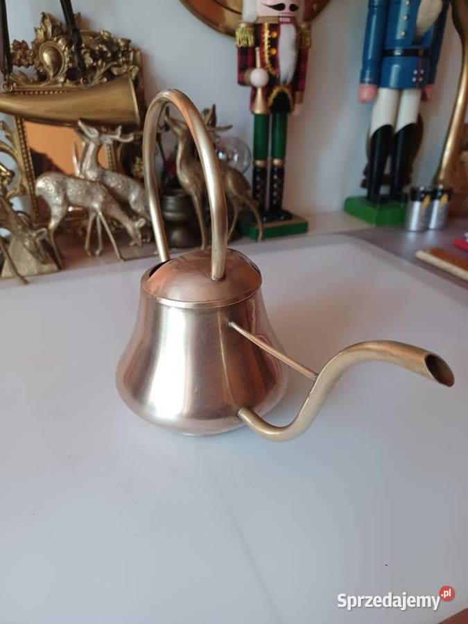 Piękna konewka mosiężna Poznań