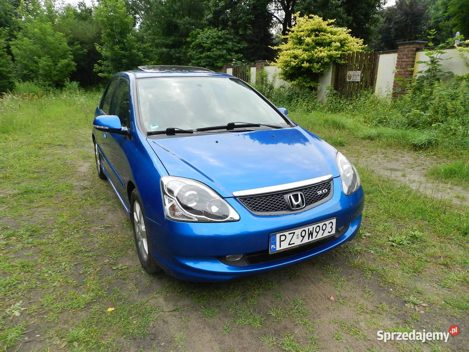 Honda Civic VII śliczny Civic 20iSport 160 bez klimatyzacja Puszczykowo sprzedam