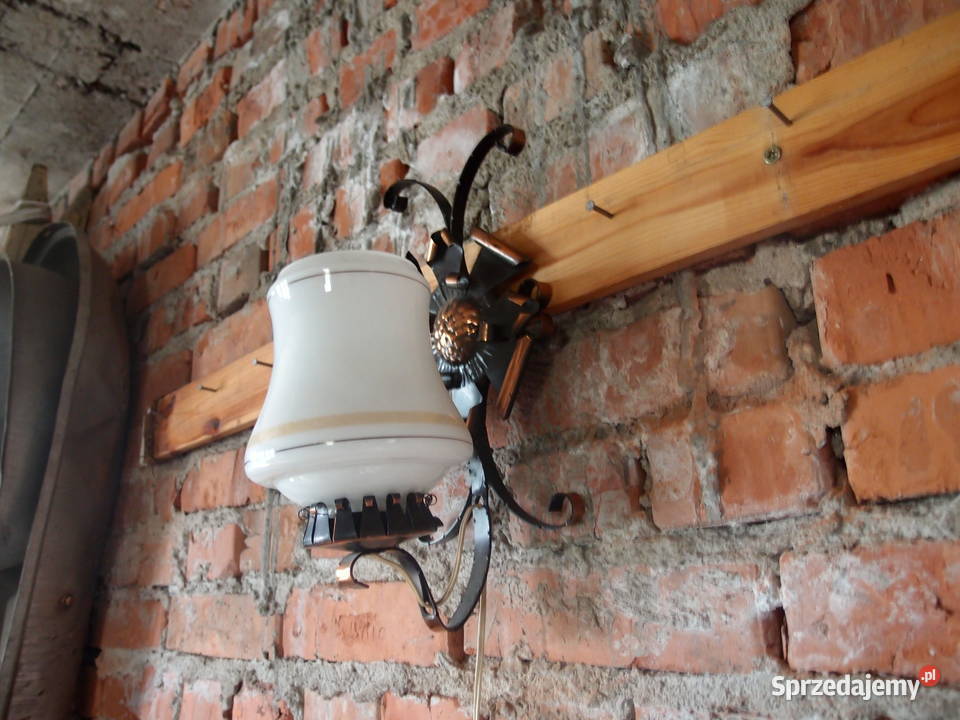 Stylowe Żyrandole kinkiet żyrandol Polam lata 70 Łódź