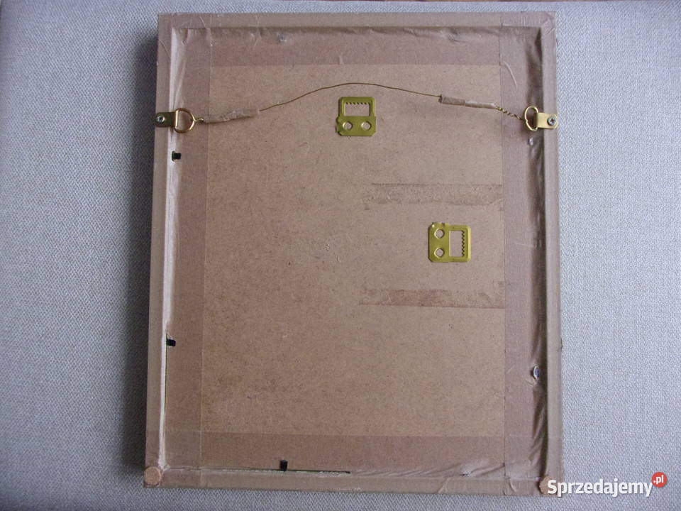 ładny rysunek wykonany w ołówku oprawiony Warszawa