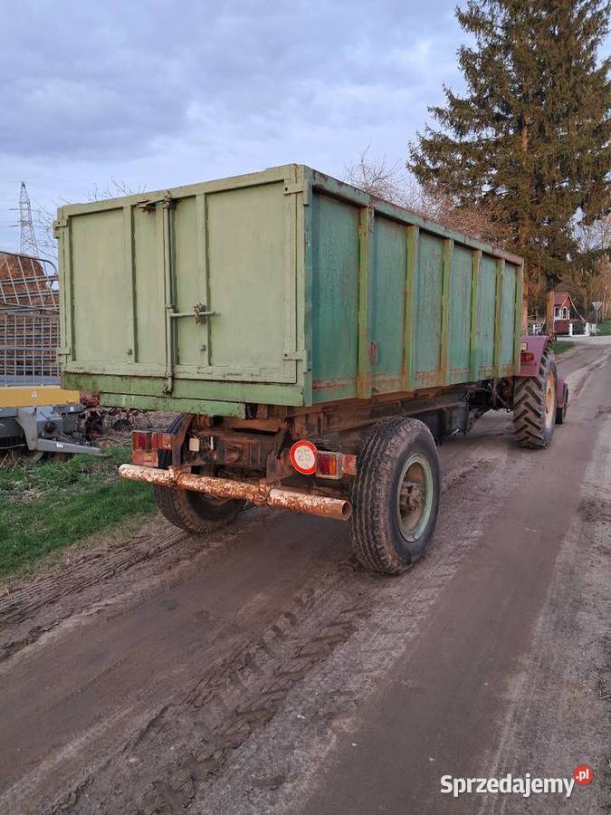Przyczepa jednoosiowa nieuszkodzony Klonownica Mała
