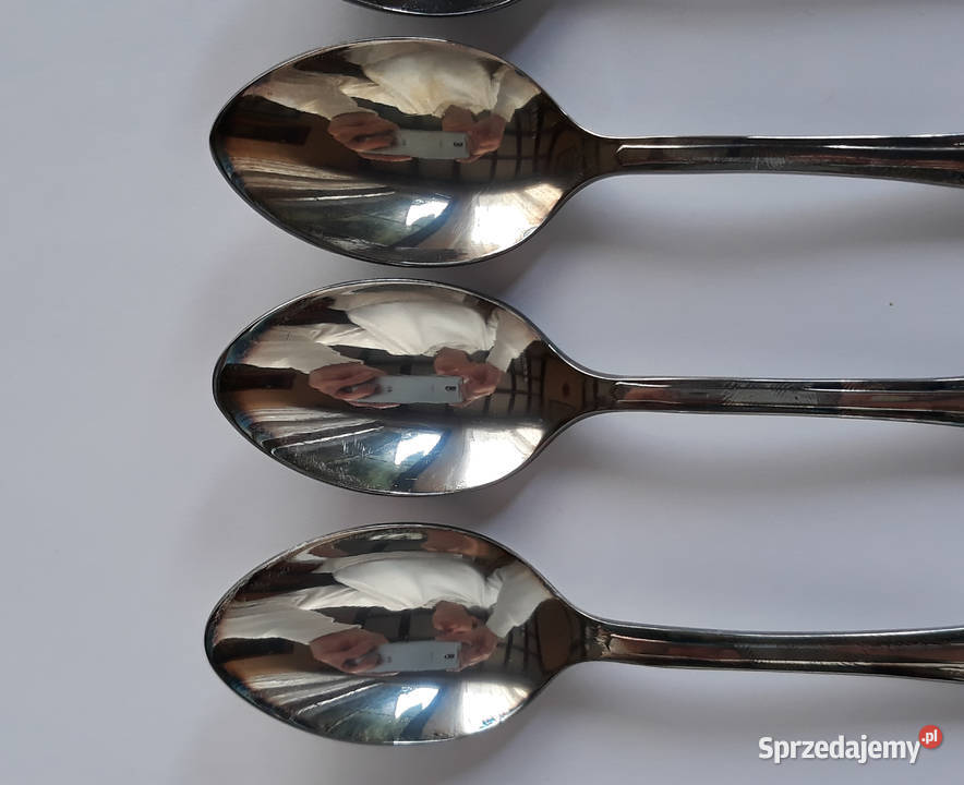 Posrebrzane łyżeczki do herbaty WSCHODNI Hefra Dąbrowa Górnicza