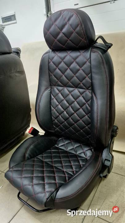 Fotele Fiat Barchetta Nowa skóra Śmigiel