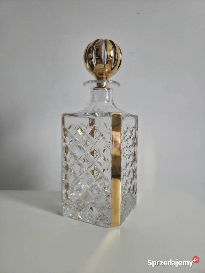 Karafka kryształ vintage PRL Porcelana i szkło wielkopolskie Poznań sprzedam