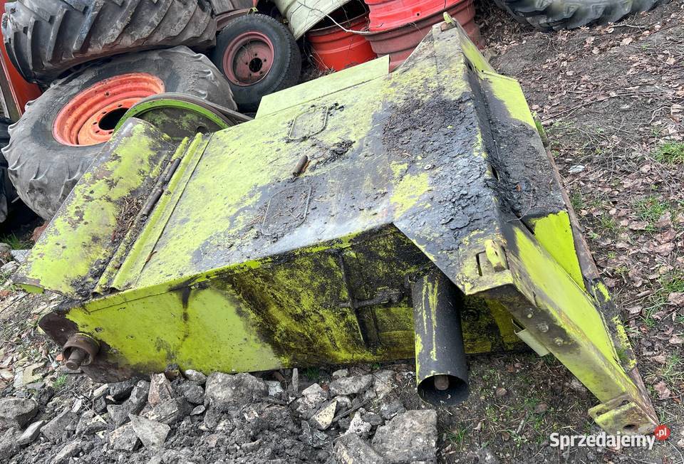 Podajnik pochyły na części kombajn claas Zahajki