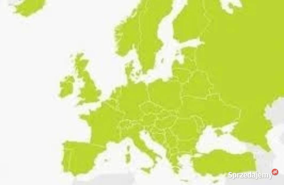 Karta mapa Europy Toyota TNS 510 wydanie 2022 Aleksandrów Łódzki sprzedam
