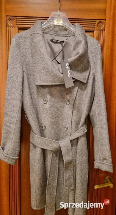 Damska kurtka z natwełny Marc Aurel szara nowa z Inny wzór