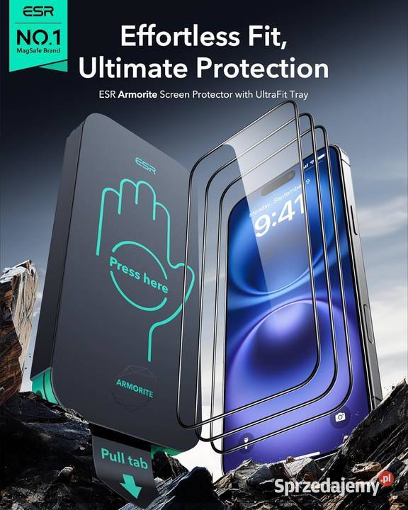 Szkło hartowane ESR do Apple iPhone 15 16 2