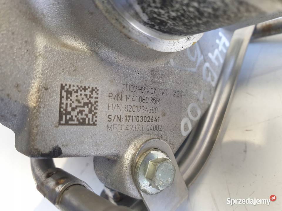 TURBOSPRĘŻARKA Renault Clio IV 09 TCe 8201234380 Chełm