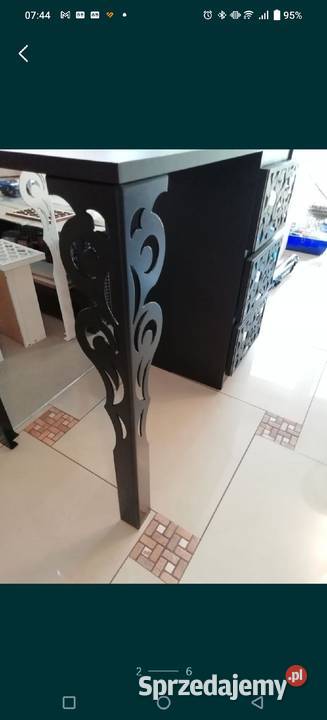 Stylowa toaletka biała lustrzana 3 szuflady małopolskie Nowy Sącz