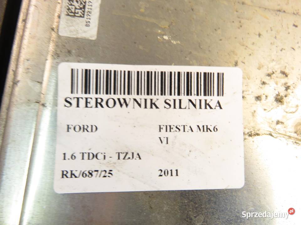 STEROWNIK FORD FIESTA MK6 VI 16 TDCi TZJA