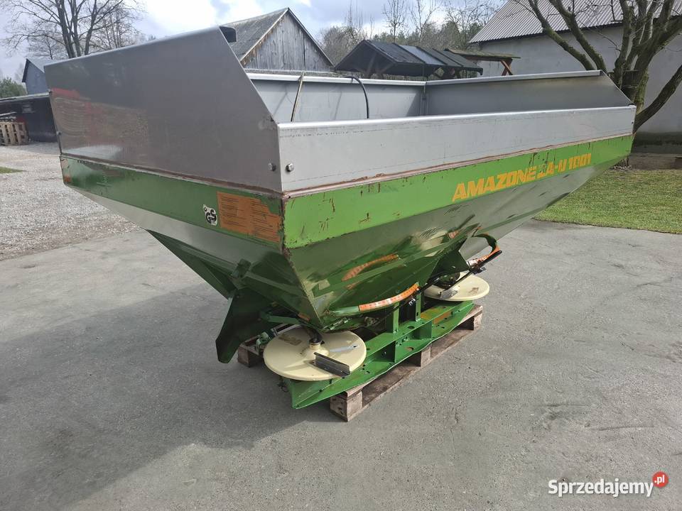 Rozsiewacz nawozu Amazone U 1001 hydraulika Rozsiewacze nawozów Marzysz