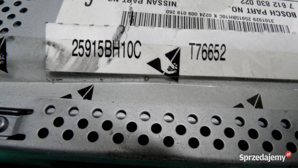 NISSAN QASHQAI I J10 LIFT 10r radio CD osobowe sprzedam
