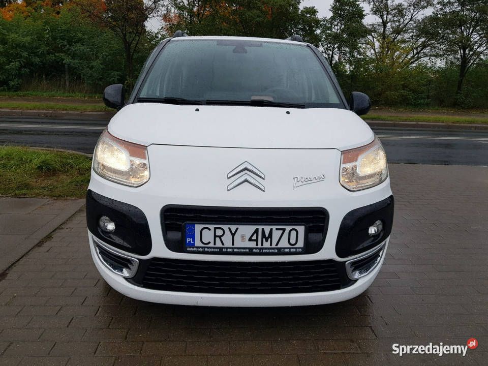 Citroen C3 Picasso 14 Benzyna Exclusive czujnik zmierzchu Włocławek