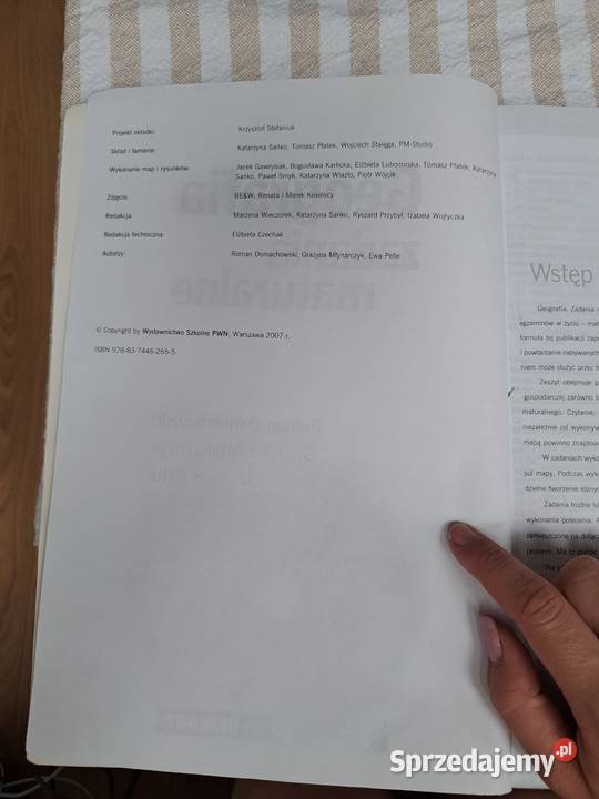 Geografia zadania maturalne PWN 2007 z płytą CD kompendium, repetytorium, opracowanie pomorskie Trąbki Wielkie