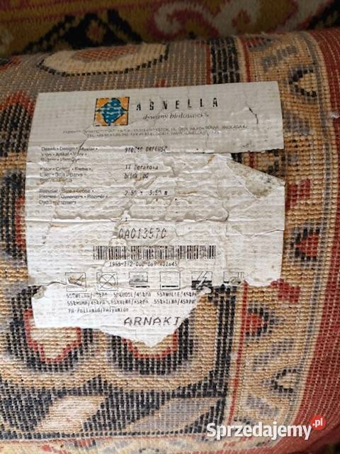 Piękny duży klasyczny wełniany dywan Agnella Dywany i dywaniki Nisko