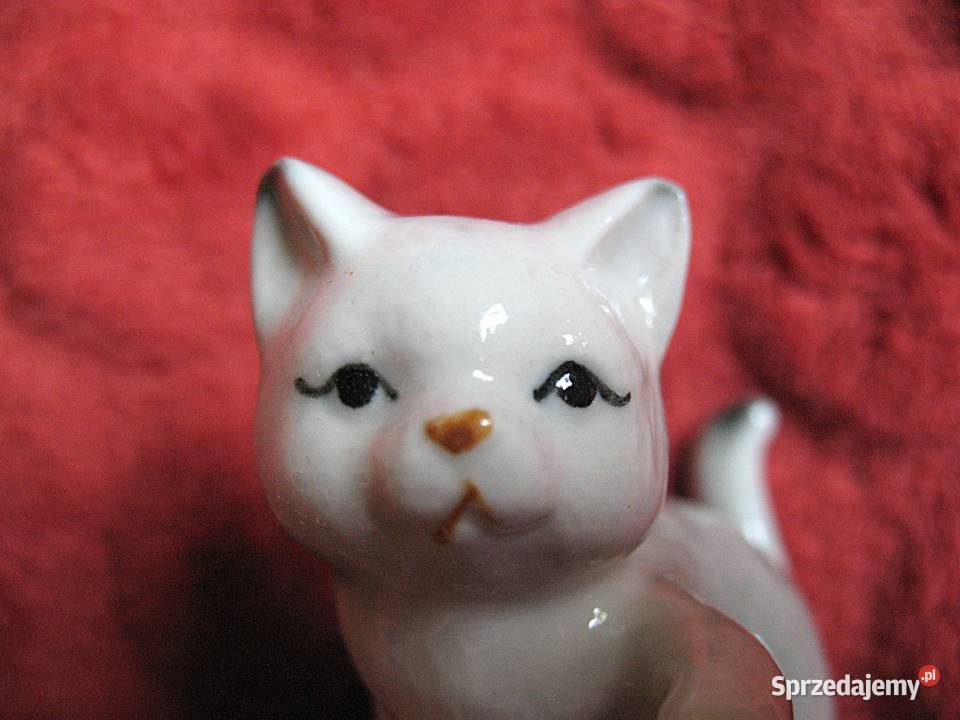 Kot szary pręgowany kotek porcelana 55 x 55 x 4 Siedlce