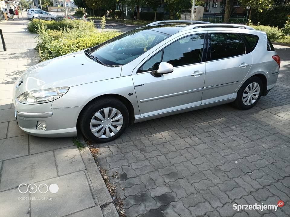 Peugeot 407 SW 20 HDi kombi panorama przebieg 170KM Warszawa sprzedam