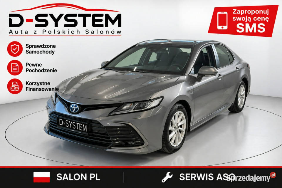 Toyota Camry 2021r Salon Polska 25 HYBRID komputer pokładowy podlaskie Białystok