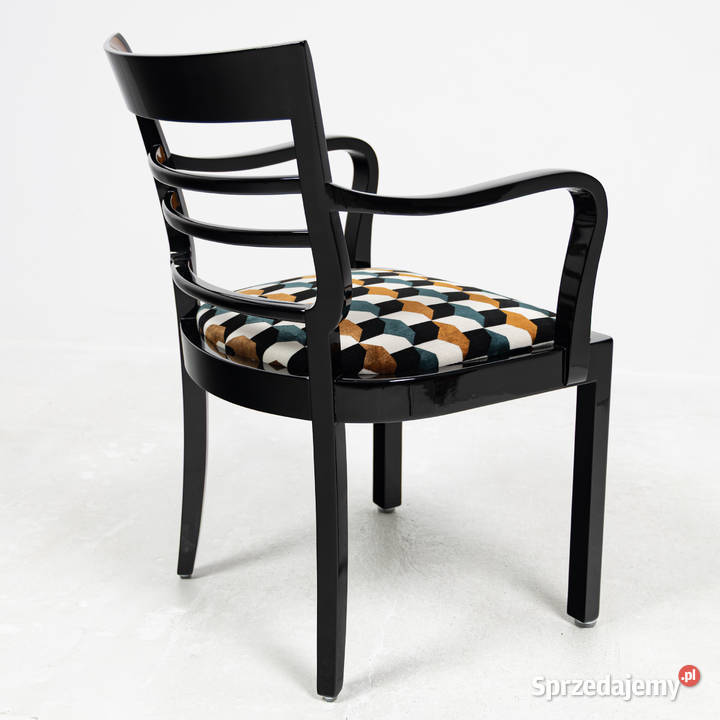 Fotel art deco modernizm do gabientu jadalni Łowęcin