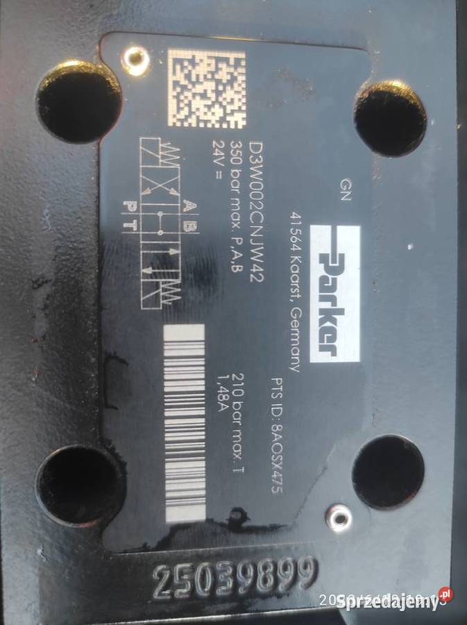 Rozdzielacz hydrauliczny PARKER D3W002CNJW