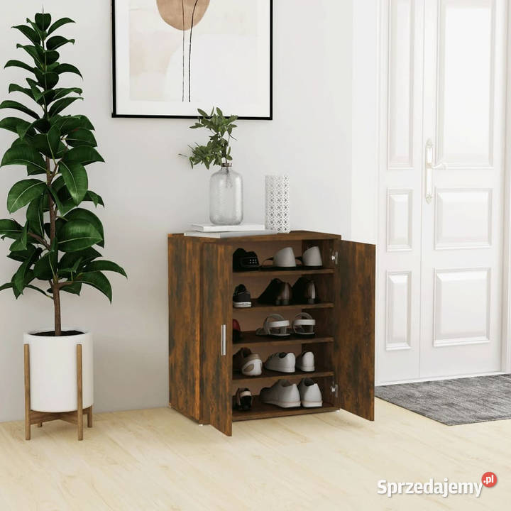 Szafka na buty przydymiony dąb 60x35x70 WM816008 sprzedam