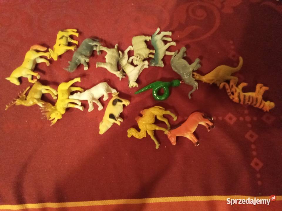 Figurki małe zwierzęta safari dzikie Figurki Warszawa
