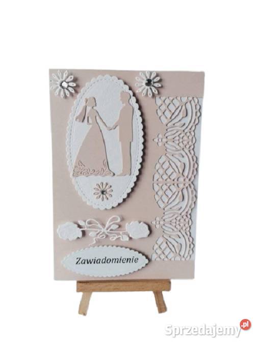 Zawiadomienia Ślub Para Młoda Złączona W Ramce wielkopolskie