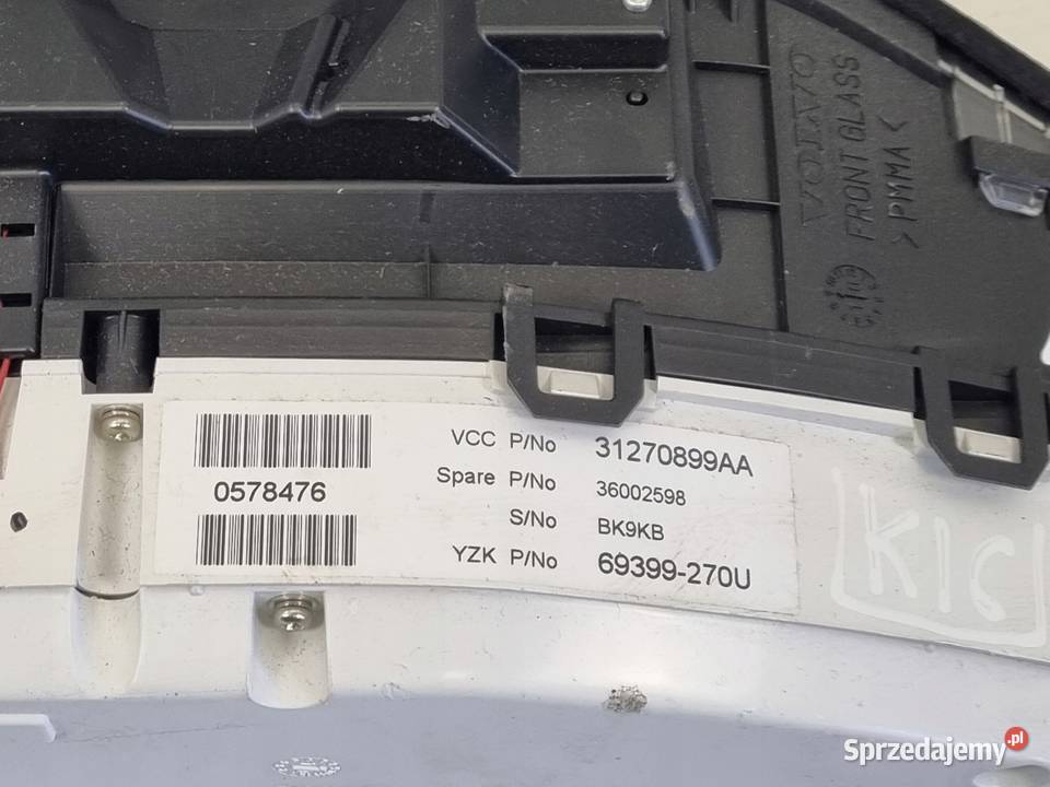 Volvo S80 II V70 III XC70 II LICZNIK ZEGARY