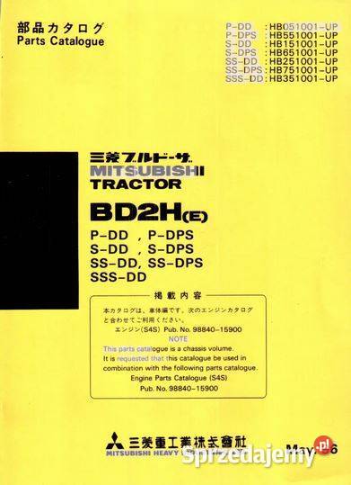 Mitsubishi BD2H katalog cześci zamiennych Kielce