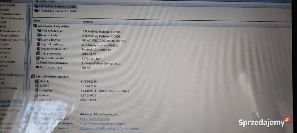 LG LGE50 Core2Duo T8100 2100MHzRam4Gb Hdd250GB kujawsko-pomorskie Włocławek
