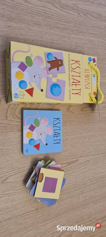 Puzzle Kształty 10stronnicowa książeczka 10
