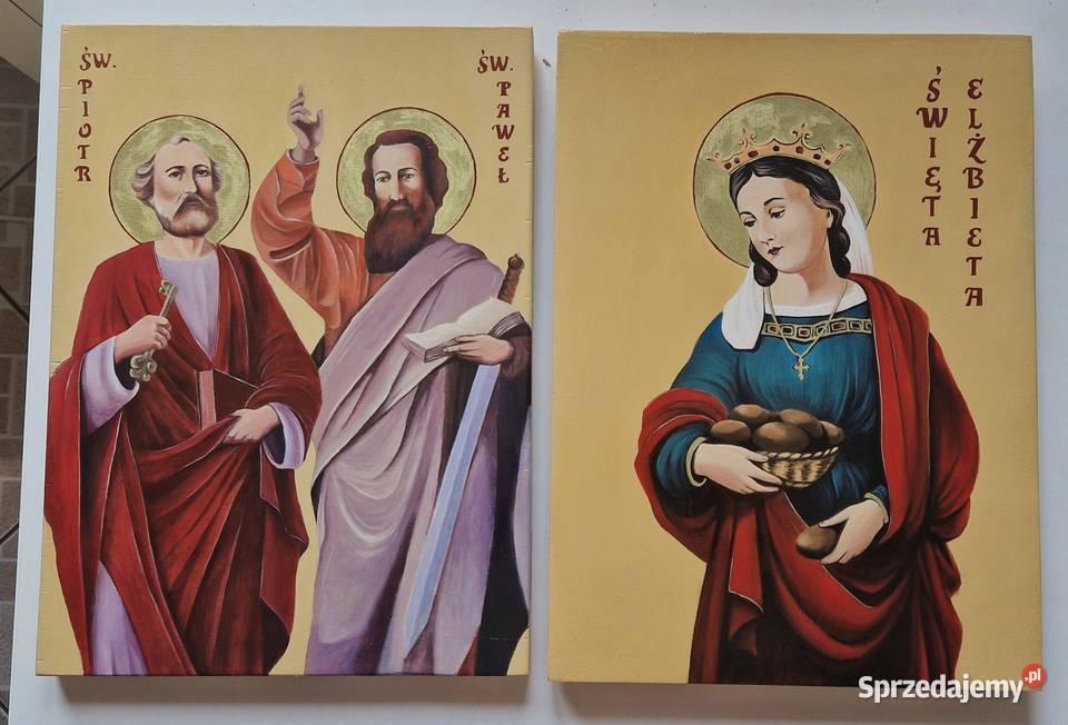 Obraz sakralny na zamówienie ikona na desce Limanowa