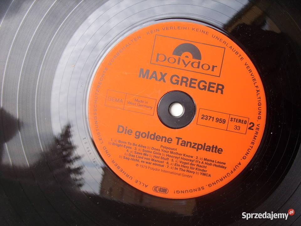 dANCE CD GREGERDIE GOLDENE TANZ PLATTE 1979 R Wołów