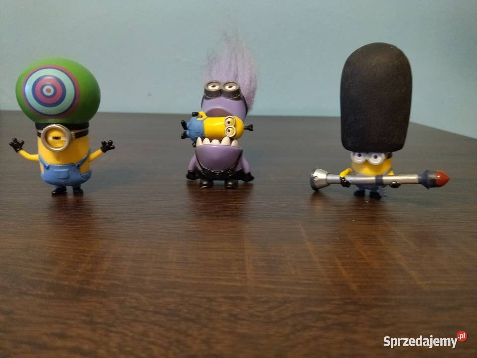 Minionki figurki mało spotykane Wrocław