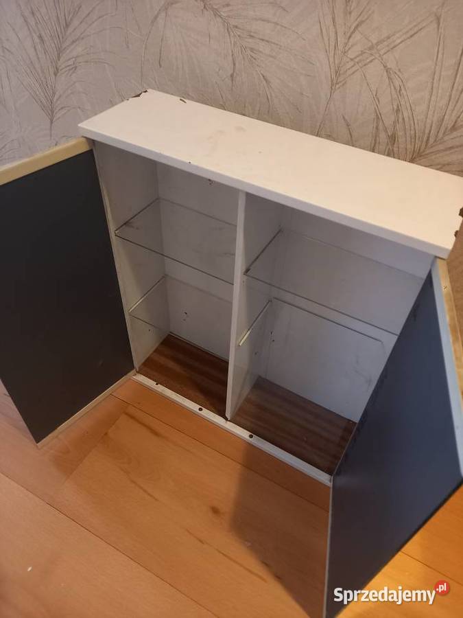 Szafka łazienkowa w kolorze białym 47cm Kraków